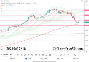 【Weekly】2022年6月6日週メキシコペソ円トレード