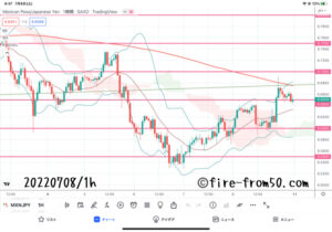 【Weekly】2022年7月4日週メキシコペソ円トレード