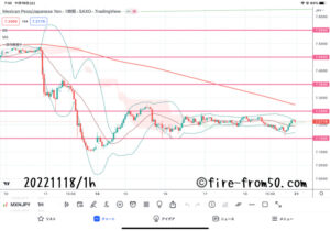  【Weekly】2022年11月14日週メキシコペソ円トレード