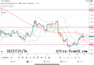 【Weekly】2022年11月21日週メキシコペソ円トレード