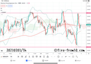  【Weekly】2023年1月30日週メキシコペソ円トレード