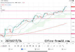  【Weekly】2023年2月13日週メキシコペソ円トレード