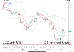  【Weekly】2025年1月13日週メキシコペソ円トレード
